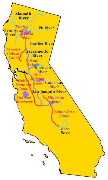 Ca Water Map