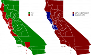 Recall 2003 results, wikimedia
