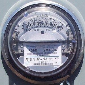 PG&E electric meter, wikimedia