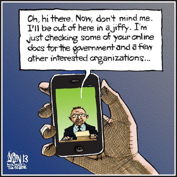 cell phone, Aislin, cagle, June 25, 2014