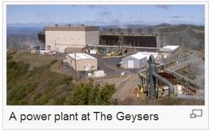 Geysers geothermal power plant, wikimedia