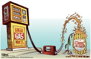 gas prices stunt recovery, mckee, cagle, July 3, 2014