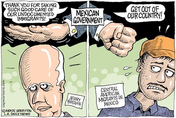 Mexico, Brown, Immigrants, Wolverton, Cagle, Sept. 1, 2014