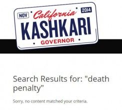 Kashkari death penalty