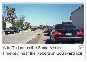 Los Angeles traffic jam, wikimedia