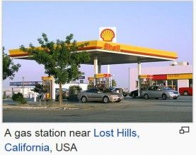 Gas station, California, wikimedia