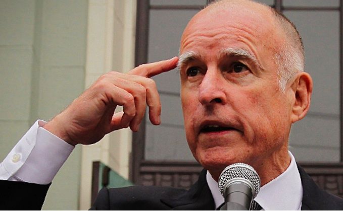 Jerry Brown thinking