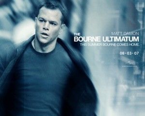 Matt Damon Bourne Ultimatum poster