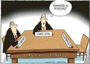 Union negotiating, taxpayers, cagle, Aug. 26, 2013