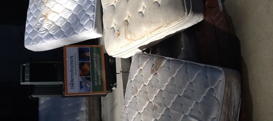 Sea of grimy mattresses evidence of need for recycling bill