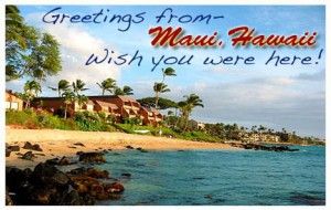 Maui postcard