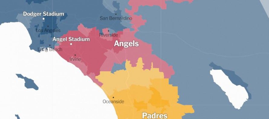 Map: Still the Anaheim Angels of Anaheim