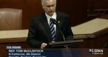 McClintock schools Congress and President on fiscal cliff