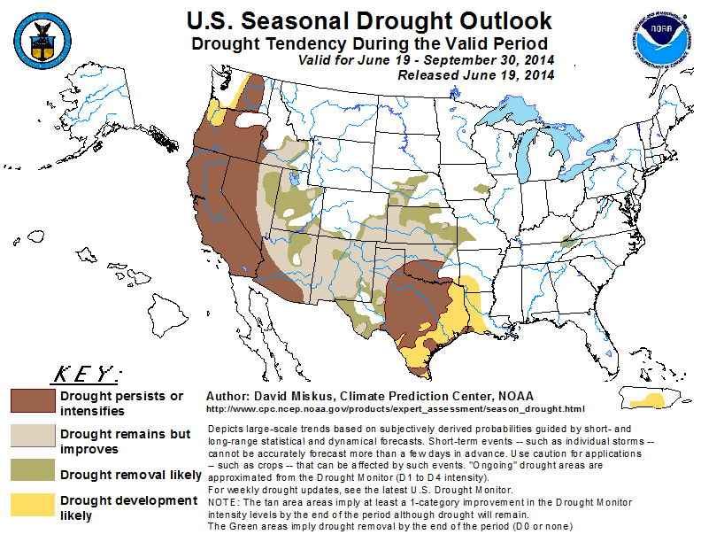 Drought map