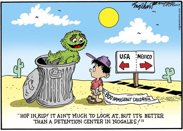 Immigration kids, Englehart, Cagle, June 23, 2014