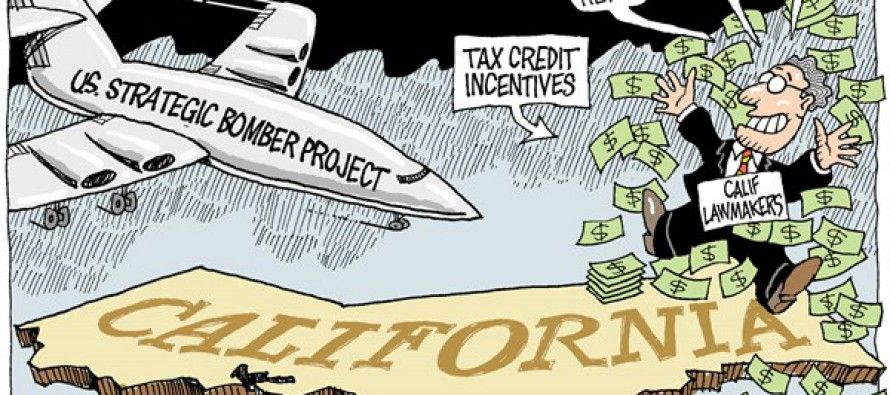Cartoon: CA money bomb