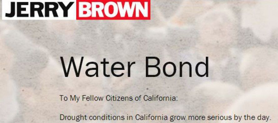 Landmark water bond now faces voters