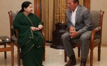 Arnold meets his match in India