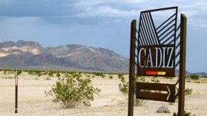 Cadiz Water sign