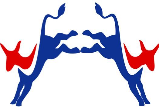 Democrats fighting logo