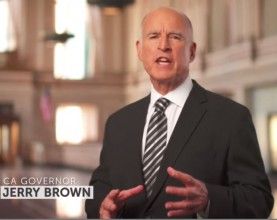 Jerry Brown, Prop. 1 ad