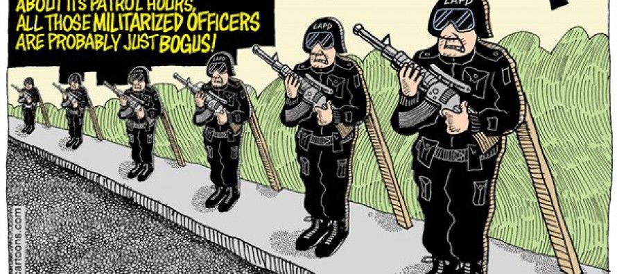 Cartoon: LAPD records