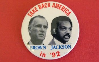 Looks like Gov. Brown isn’t running for president