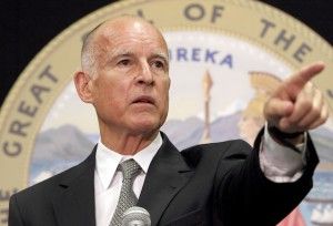 Attorney General  Jerry Brown speaks news conference disclose new developments in his prope of excessive salaries in the City of Bell, in Los Angeles  Monday, July 19,     2010. (AP Photo/Nick Ut)