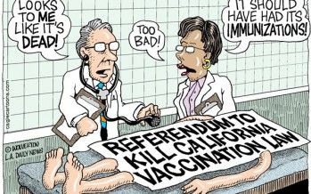 CARTOON: Vaccination Referendum Failure