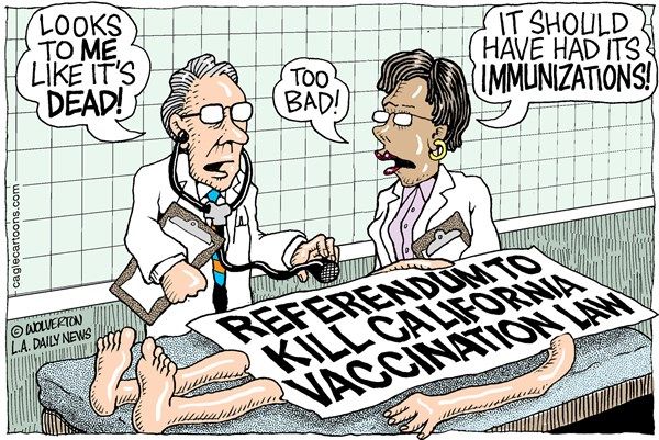 vaccination cartoon