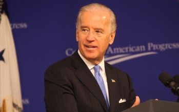 Protester booted from Biden speech