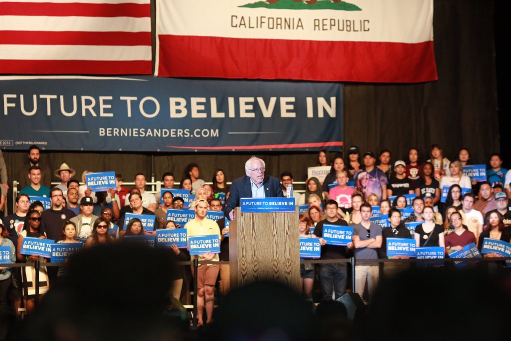 Bernie Sanders rally